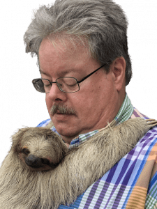Dave with Sloth