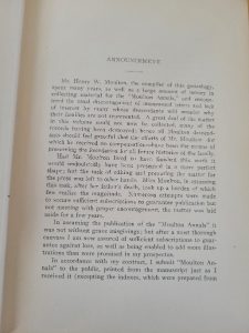 Moulton Annals