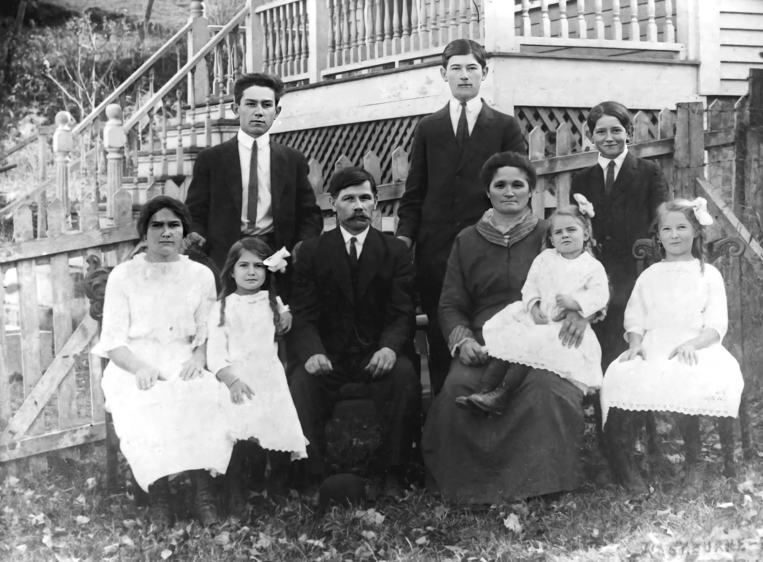 The Elcik family recorded in the 1910 United States Census